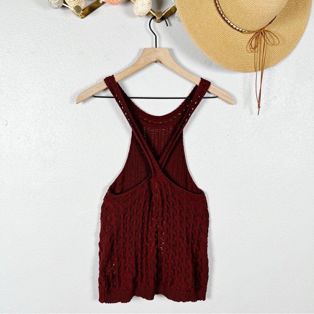 NWT Sezane Jessica Cable Knit Sweater Halter Top Size Medium - Picture 3 of 8